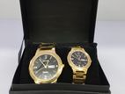 Rado Gold Couple Watch with Box