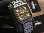 Rado True Square Automatic Open Heart Full Ceramic Mens Watch