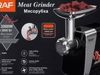 RAF R.3396 Meat Grinder, 1200 Watt - Silver