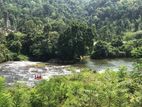 Rafting කරන ගඟට මුහුණලා ඉඩමක් විකිණීමට කිතුල්ගල