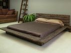 Railway Timber Rustic Bed