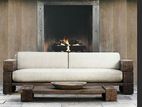 Railway Timber Rustic Sofa Set