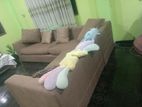 Rain bow sofa with coffee table