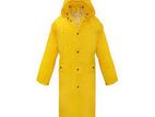 Raincoat Long PVC - Black/Yellow