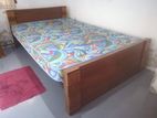 Rare Handmade Solid Wood Spring Bed