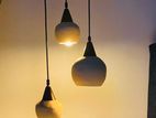 Raw clay rock - pendant cluster