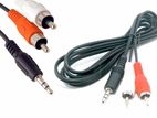 RCA Cable 2 to 3.5mm (1.5m)