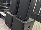 RCF 18 Sub 2 and 15 Top Speakers