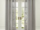 Ready Made Grey Voile Curtains Collection - 0048