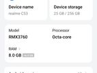 Realme C53 ALL PARTS ORIGINAL (Used)
