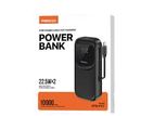 Recci RPB-P47 22.5Wx2 10000mAh Power Bank Built in Type-C Cable(New)