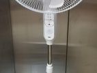 RECHARGEABLE STAND FAN -198F WITH 20W SOLAR PANEL