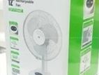 Rechargeable Table Fan with LED Light DP F104AT