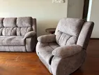 Reclining Sofa Set with Dining Table