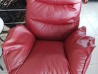 Red 360° Swivel Lounge Chair
