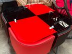 Red & Black Space Saving Dining Set