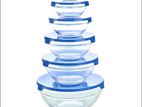 5pcs Glass Bowl Set