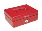 Red Color Cash Box 08 Inch Medium Size