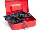 Red Color Cash Box 8 Inch