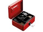Red Color Petty Cash Box 8 Inch Size