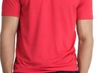 Red Cotton T Shirt