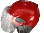 Red Open-Face Helmet – Brand New