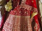 Red Velvet Lehnga