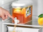 Refrigerator bottle with faucet