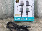 REMAI AX-79 4-in-1 Fast Charging Cable