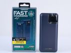 REMAX 20W Mobile Phone Fast Charging Cabled Power Bank 20000mAh RPP-513