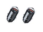 REMAX 30W PD+QC Multicompatible MiNi Ring Car Charger for Mobile Phone