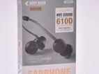 REMAX RM-610D Super Bass Earphone