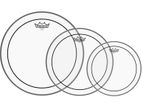 Remo Pinstripe clear drum heads (oil velum)