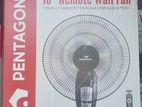 Remote Wall Fan Pentagon 16"