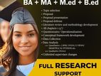 Researc / Assignment Assistance Service