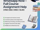 Research Assignment/ Proposal Assistance