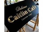 Restaurant & Cafe Name Boards
