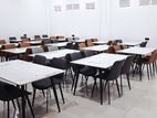 Restaurant Dining Table with Chairs