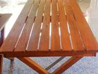 Restaurant Outdoor Wooden Dining Set
