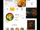 Restaurant Static Web Designed Budget Package