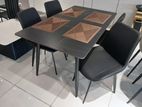 restaurant table with chairs