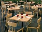 restaurant tables and chairs