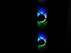 Rgb Gaming casing with 3 fans , controller