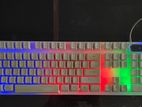 RGB keyboard White