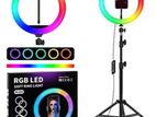 RGB Led Ring Light Stand Selfie Tripod Full Set