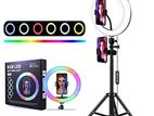 RGB Ring Light & Tripod 4- feet Stand