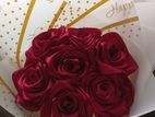 Ribbon Flower Bouquet - Handcrafted and Beautiful