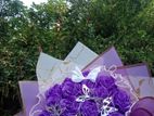 Ribbon Rose Flower Bouquet