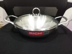 Rice Deep Kadai 22cm Stainless steel (RHDK-767-22)