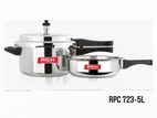 RICH INOX SERIES 5L STAINLESS STEEL PRESSURE COOKER WITH GLASS LID